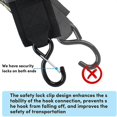 thumbnail image 4 of 2-Pack Boat Trailer Tie-Down Straps,2in x 4Ft Adjustable with Buckle, 4 of 5
