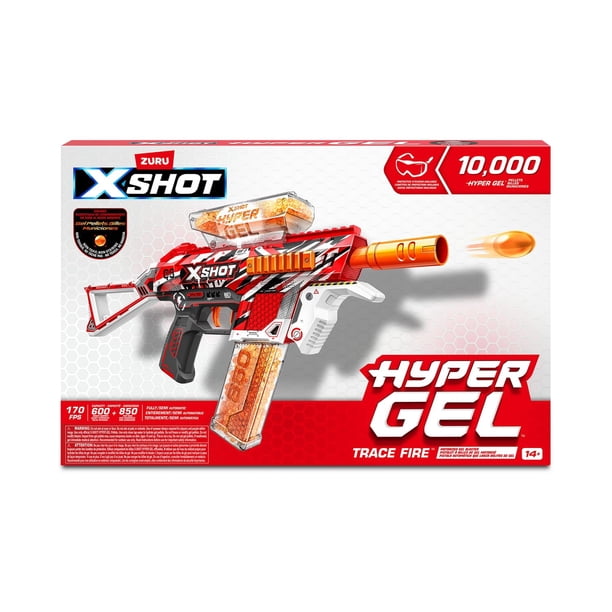 XSHOT Hyper Gel Trace Fire Blaster, Semi and Fully Automatic Gel
