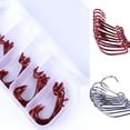 thumbnail image 3 of Smilepp 51PCS Fishing Hooks Metal Worm Senko Bait Jig Offset Hooks Plastic Box Set Fishing Accessory, 3 of 9