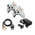 thumbnail image 2 of Microsoft - Xbox 360 Console Original with Two Retrofam Controllers - White (Refurbished), 2 of 5