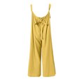thumbnail image 4 of LSLJS Combinaison Décontractée pour Femme Sans Manches à Bretelles Spaghetti, Ample, Ajustable, Extensible, Pantalon Long, une-Pièce avec Poches, 4 of 4