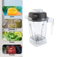thumbnail image 3 of Blender Jar, Stainless Steel Blade ABS Rubber Blender Pitcher 48oz  for Replacement, 3 of 7