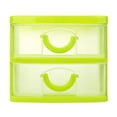 thumbnail image 1 of Plastic Desktop Drawer Organizer, EDHITNR Removable Dividers Small Objects Storage Case, Clear Plastic Jewelry Beads Crafts Storage Box for Home Office Makeup, 1 of 2