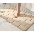 thumbnail image 4 of Maytalsory Quick-drying Bathroom Rugs Exquisite Crafted For Easy Cleaning Toilet Rugs Bath Mat Carpets Coffee 1 Pc, 4 of 6