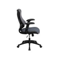thumbnail image 4 of Scranton & Co Chaise de Bureau en Maille à Dossier Haut, Gris, 4 of 9