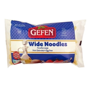 Gefen Kosher For Passover And All Year Round Gluten Free Pasta, Wide Noodles, 9 Ounces