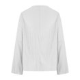 thumbnail image 5 of Yuyuzo T-Shirts pour Femmes Manches Courtes Décontractés Col en V Tops d'Été Color Block Tees Amples, 5 of 5