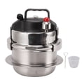 thumbnail image 2 of Stainless Steel Pressure Cooking Pot, Mini Outdoor Pressure Cooker Three Layer  for Induction Cooktop 0.8L,1.2L,1.6L, 2 of 7