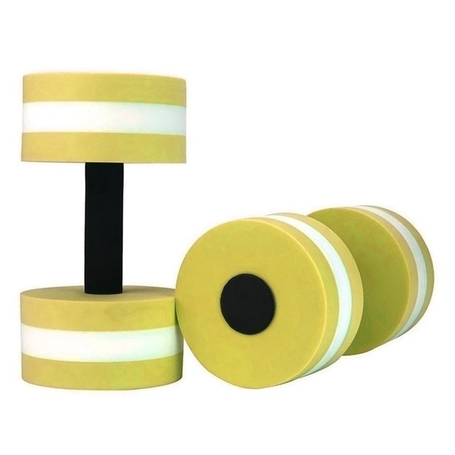 Foam Dumbbell Barbell Set for Aquatic Fitness and Resistance Training Exercise