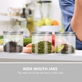 thumbnail image 2 of 12Pcs Small Mason Jars with Airtight Lid Clear Canning Jar Reusable Small Jams Jars, 2 of 5