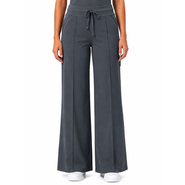 FLEX SCRUBS Ladies Wide-Leg Scrub Pant
