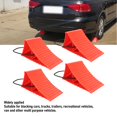 thumbnail image 3 of 4PCS Wheel Chocks, Heavy Duty Wheel Chock with Rope, AntiSlip Hard Plastic Tire Chock Block Wheel Stoppers Easy Removal for Trucks Trailer RV Campers, 3 of 7