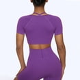 thumbnail image 1 of pitrice High Waist Yoga Leggings Set Seamless Ribbed Crop Tank for Outdoor Fitness, 1 of 3