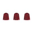 thumbnail image 4 of Thinsony Polyester Middle-Aged And Elderly Sweater Warm And Comfortable To Wear Exquisite Workmanship red 3Set, 4 of 6