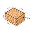 thumbnail image 2 of Amdohai Wood Music Box Mini Vintage Engraved Hand-Operated Musical Box Birthday Christmas Valentine's Day Exquisite Gift, 2 of 9