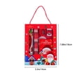 thumbnail image 3 of WLOELOEW Christmas Themed Stationery Set 6 Pieces For Children Abs Material Red Color Gift Package Color Red Red, 3 of 6