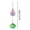 D, variant on Hummingbird Feeders for Outdoors Colorful Hummingbird Shaped Feeder Wind Chime Outdoor Pendant Light Sunlight Refractor