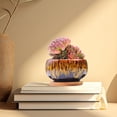 thumbnail image 3 of Product Flower Pots 2 | Product Circular Glazed Ceramic Pottery Planter Set with Unique kiln-fired Color Blend for Succulent Garden Display on Platforms| Bowl Planter Large Capacity Ceramic Planter, 3 of 4
