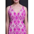 thumbnail image 4 of Bimba Tie-Dye Ladies Long Floral PrintDress Spaghetti Strap V Neck Maxi Beach Wear-Small, 4 of 6