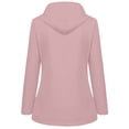thumbnail image 3 of CEHVOM Women Solid Rain Jacket Outdoor Plus Size Waterproof Hooded Raincoat Windproof Clearance, 3 of 4