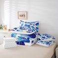 thumbnail image 5 of YST Ocean Blue Comforter Sets, 7-Piece, Boho Sea Swirl, Full, 5 of 5