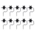 thumbnail image 2 of Screw In Insulator, Sun  10 Pack Rust Proof  Insulation Wood Post Insulator Rain   For Fixing On Wooden Stakes, 2 of 8