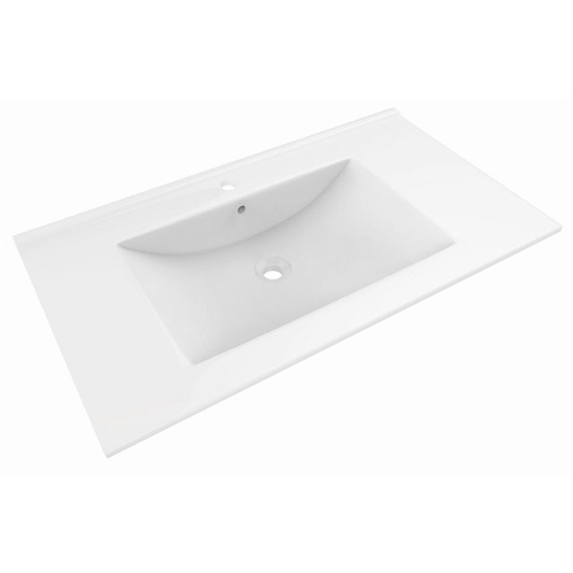 Imaginations américaines 35,5 po. W Top Blanc