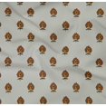 thumbnail image 4 of oneOone Organic Cotton Poplin Twill Fabric Floral Block Printed Craft Fabric BTY 42 Inch Wide, 4 of 4