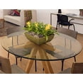 thumbnail image 2 of 30" Inch Round Glass Table Top 1/4" Thick Tempered Beveled Edge by Fab Glass and Mirror, 2 of 5