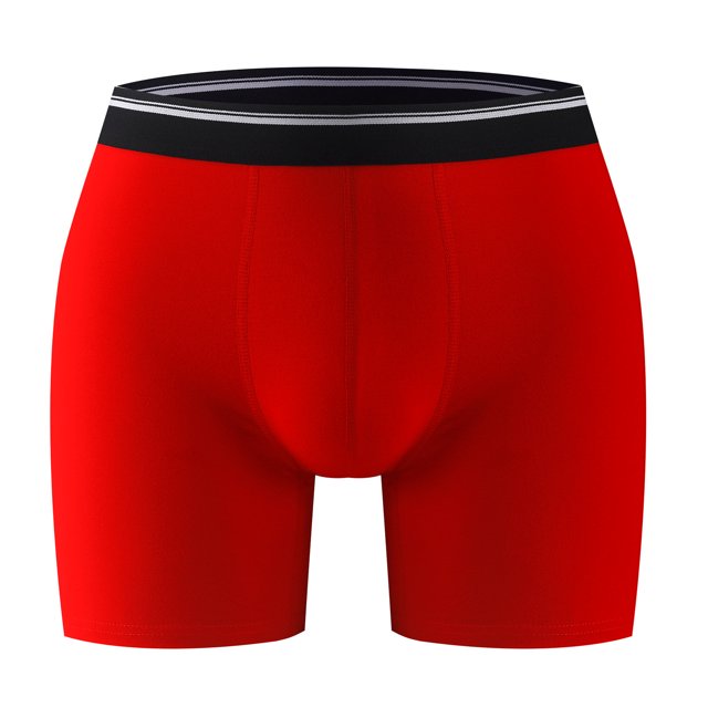 Mens Fallow Ventilate Cotton Underwear Solid Color Open Boxers