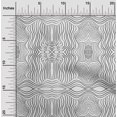 thumbnail image 2 of oneOone Cotton Cambric White Fabric Moire Craft Projects Decor Fabric Printed By The Yard 56 Inch Wide-R4, 2 of 4