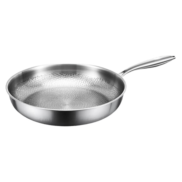 Non-Stick Skillet for Home Use | Frying Pan for Induction Cooktops and Gas Stoves | Uncoated Cookware for Omelettes, Steaks, Eggs, and Vegetables | Durable Kitchen Pan for High-Temperature Cooking