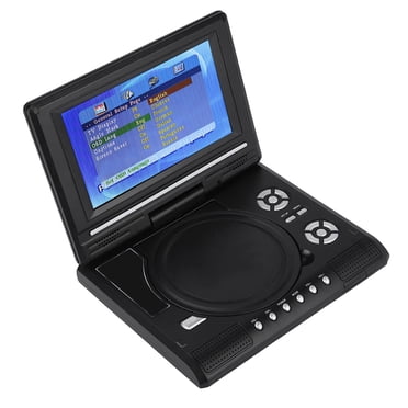 Lecteur DVD Portable AVI/EVD/DVD/SVCD/ VCD/ CD/ CD-R/RW de 7 Pouces, Lecteur TV pour Voiture, Rechargeable pour la Maison pour la Voiture