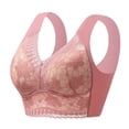 thumbnail image 1 of MIASHUI Bras for Women Front Side Buckle Lace Edge without Steel Ring Movement Seamless Gathering Adjustment Yoga Sleep Large Bra, 1 of 3