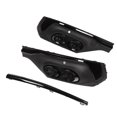 thumbnail image 1 of Rear Bumper Lip Diffuser, Rear Bumper Exhaust Pipe Diffuser Trim Glossy Black Lip Spoiler For SQ5 Q5 Sportback 2021 And Up, 1 of 8