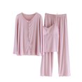 thumbnail image 1 of Birdeem Blouse Femme Unie Décontractée Mode Col en V Régulier Sans Manches Vêtements de Nuit Ensembles de Blouses, 1 of 12