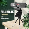 thumbnail image 1 of 4K High Definition Webcam Autofocus Computer Camera Webcam Computer Camera Webcam Live Webcam USB Free Drive with Mic Computer Camera, 1 of 9