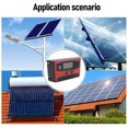 thumbnail image 3 of Contrôleur Solaire DPPT, 12V 24V Double USB Panneau Solaire Régulateur Intelligent avec Affichage LCD Réglage Automatique des Paramètres Contrôleur de Panneau Solaire Compact pour la Maison, 3 of 7
