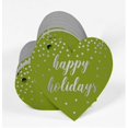 thumbnail image 3 of Inkdotpot 100 Pack Happy Holiday Favor Paper Tag Craft Real Silver Foil Hang Tag, 3 of 6