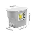thumbnail image 3 of Plastic Beverage Dispenser Lemonade Dispenser Drink Pitcher for Parties Water Pitcher with Lid Water Jug with Spout Drink Container for Fridge 3.5L, 3 of 9