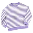 thumbnail image 2 of 2025 s Chandail à Enfiler Vestes en Molleton Rayé pour Garçons à Blocs de Couleur Col Rond Chandail à Manches Longues Chemise Décontractée Chandails à Capuchon Fantaisie Chandail Ample Chandail Classique, 2 of 7