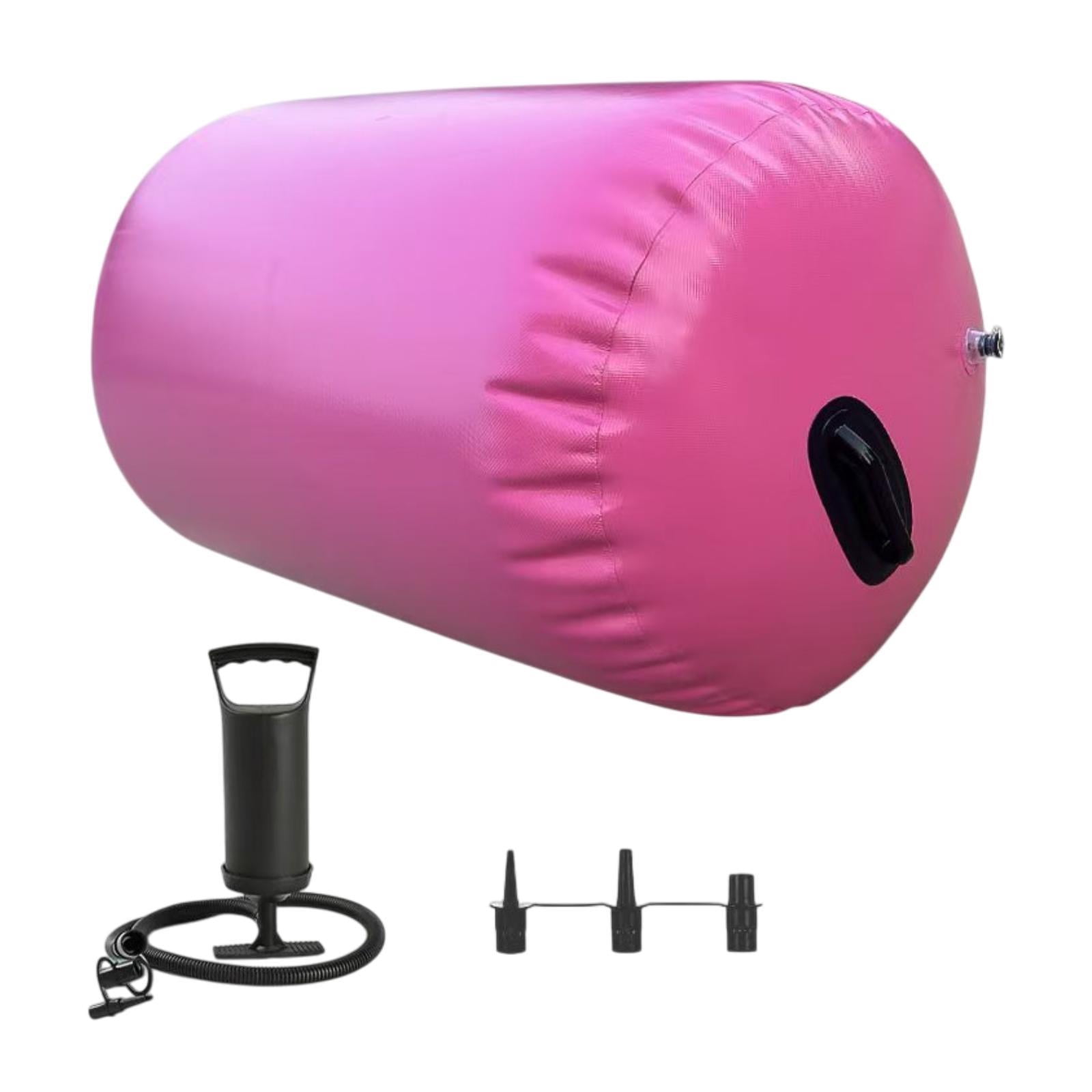 Siruishop Gymnastics Mat Gymnastics Barrel for Body Coordination Balance Exercise Pink