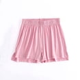 thumbnail image 1 of AherBiu Womens Summer Shorts Loose Fitting Elastic Waisted Comft Soft Shorts Oversized Sleeping Home Shorts, 1 of 6