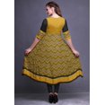 thumbnail image 4 of Bimba Kurti Longue Imprimée pour Femmes Robe Anarkali Indienne Haut Tunique Décontracté, 4 of 5