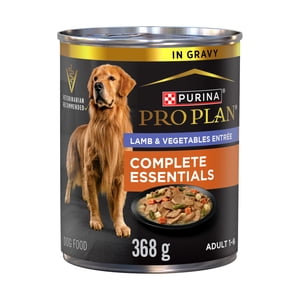 Purina Pro Plan Complete Essentials Lamb & Vegetables Entrée Slices in Gravy, Wet Dog Food 368 g