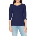 thumbnail image 2 of Hanes T-Shirt Raglan en Coton Extensible pour Femmes, m, Marine, 2 of 2