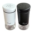 thumbnail image 4 of Salt and Pepper Shakers under $5! CQCYD Salt and Pepper Shaker Set, Glass Spice Shakers with Stainless Steel Lid, Kitchen Condiment Dispenser for Dining Table, Refillable Seasoning Containers, 4 of 9