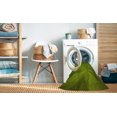 thumbnail image 2 of Ahgly Company Tapis d'Intérieur Rectangulaire Transitionnel Vert Algue Lavable à la Machine, 7 Pieds x 9 Pieds, 2 of 7