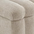 thumbnail image 3 of Bouclair Pouf Beige avec Rangement, 3 of 6