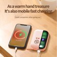 thumbnail image 4 of Fiogavroetic Portable Hand Warmer, Power Bank Rechargeable USB Hand Warmer Heater ,Double-Side Quick Heating＆3 Gears ,Perfect For Skiing Climbing Hiking Winter on Clearance, 4 of 8